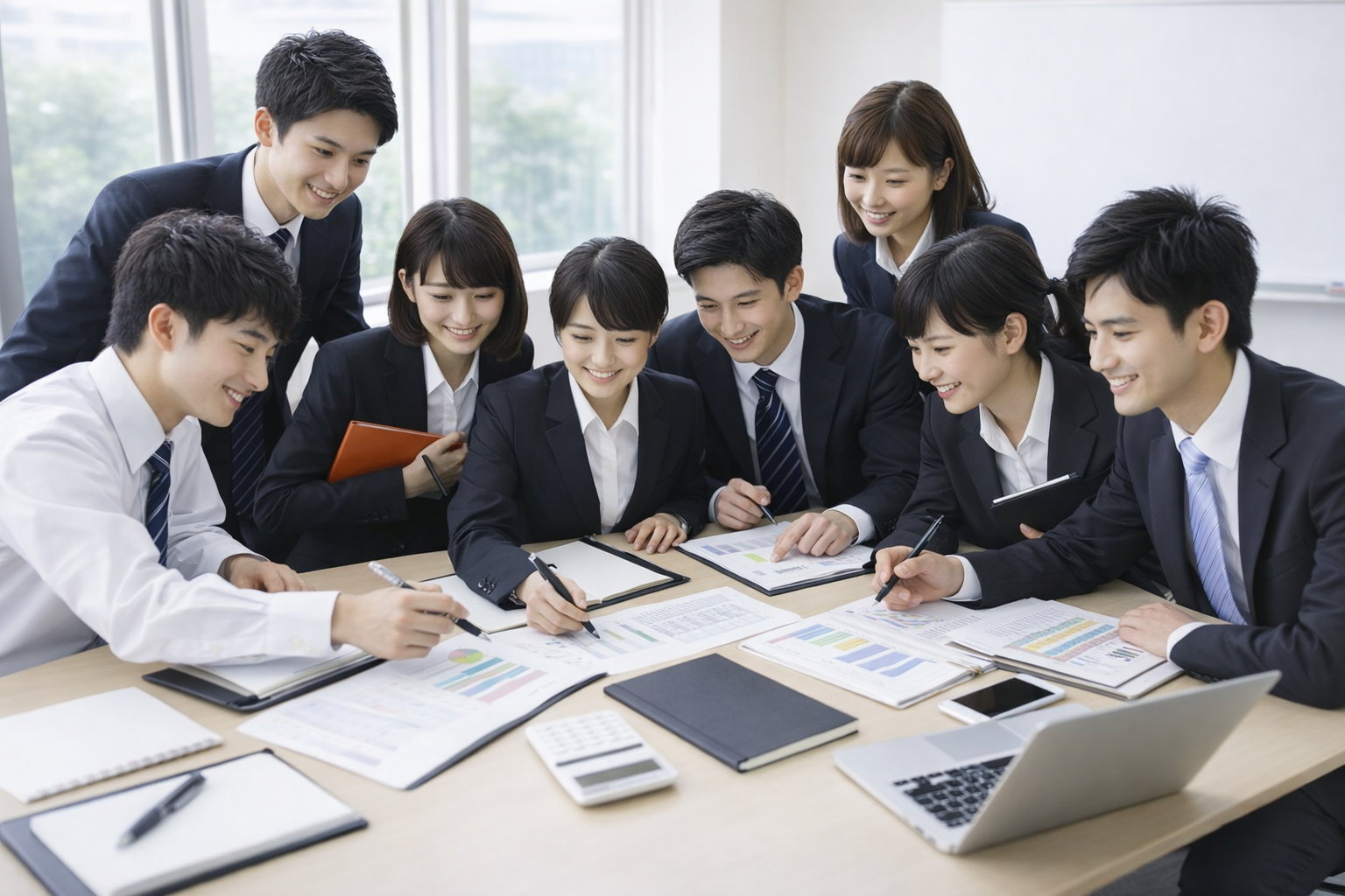 合同研修の様子 - グループディスカッション